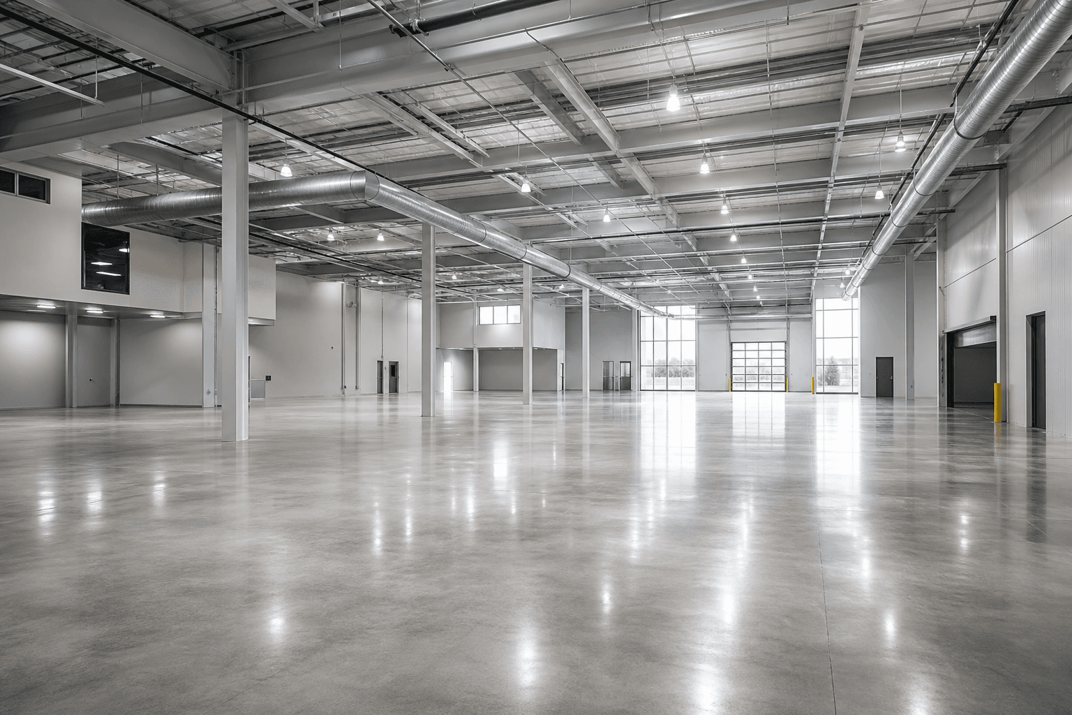 Warehouse floor for the Tired factory