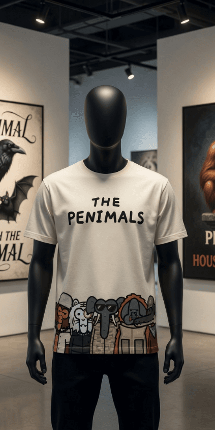 Penimals cream tee