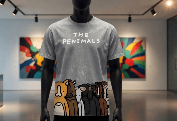 Penimals grey tee