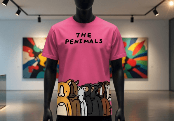 Penimals pink tee