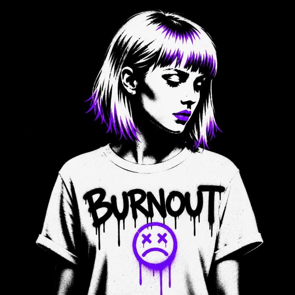 BURNOUT purple female sneak peek