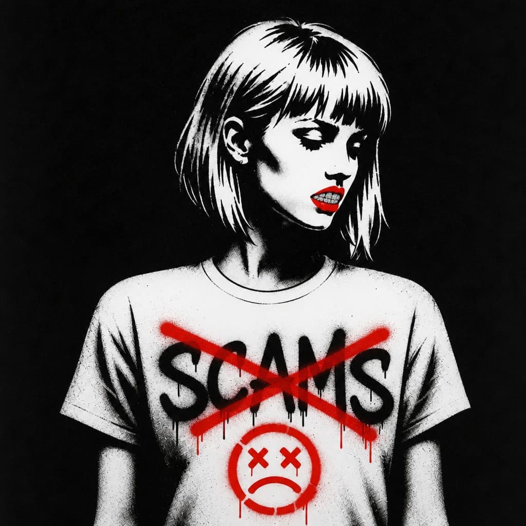 SCAMS red female sneak peek